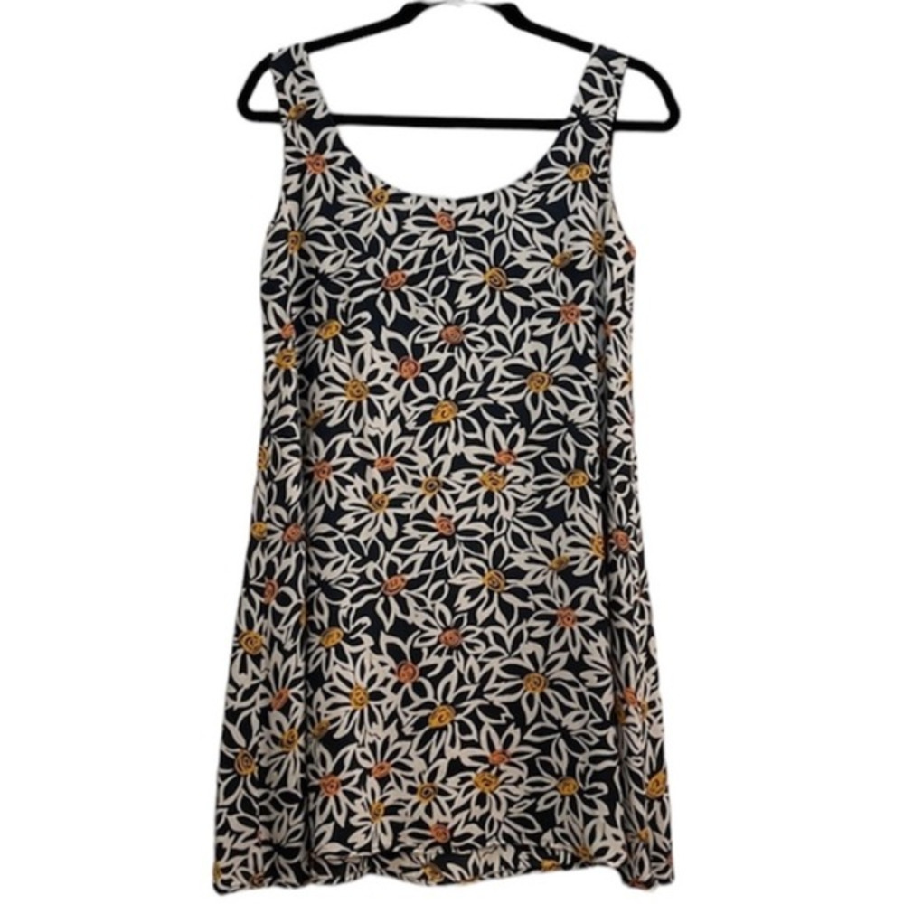 Vintage‎ Floral Silk Dress by Mary Jo Bruno